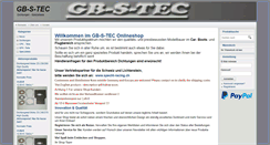 Desktop Screenshot of gb-s-tec.de